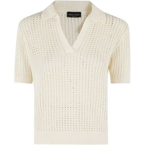 Roberto Collina, Dames, Truien, Wit, Maat: S Katoen,