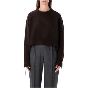 LOW Classic, Dames, Truien, Bruin, Maat: M Wol,