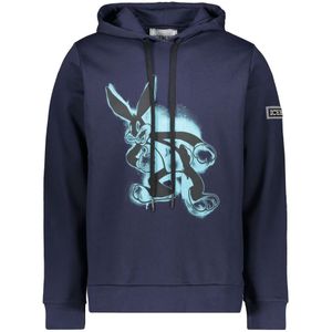 Iceberg, Heren, Sweatshirts & Hoodies, Blauw, Maat: M Katoen,