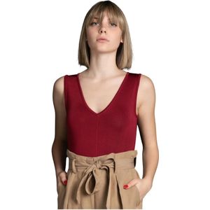 Seventy, Dames, Tops, Rood, Maat: M Viscose,