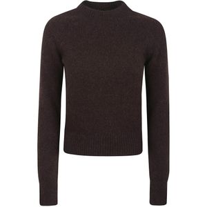 Dries Van Noten, Dames, Truien, Bruin, Maat: XS