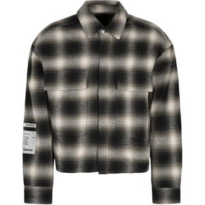 B1Archive, Heren, Overhemden, Veelkleurig, Maat: M Flanel,