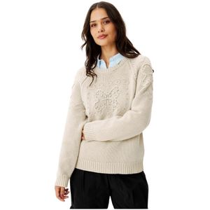 IN Front, Dames, Truien, Beige, Maat: XL