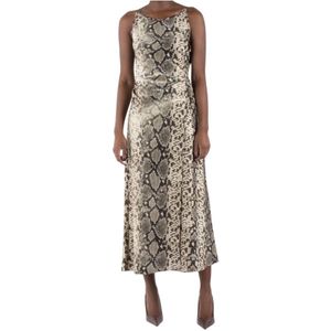 Acne Studios, Dames, Jurken, Veelkleurig, Maat: M Poliester,