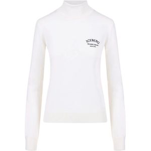 Iceberg, Dames, Truien, Wit, Maat: XS Wol,