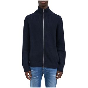 Seven Gauge, Heren, Truien, Blauw, Maat: L