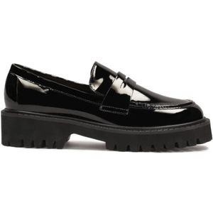 Kazar - Instappers - Zwart - Leer