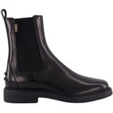 Tod's - Chelsea Boots - Zwart - Dames Rubber Tronch Elastische Schoenen