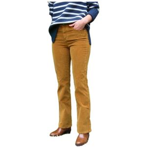 Denim Studio, Dames, Broeken, Geel, Maat: W30 Corduroy,
