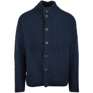 Filippo De Laurentiis, Heren, Truien, Blauw, Maat: 3XL