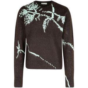 Dries Van Noten, Heren, Truien, Bruin, Maat: M