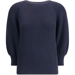 Ella, Dames, Truien, Blauw, Maat: M Wol,