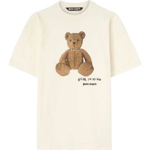 Palm Angels, Heren, Tops, Wit, Maat: XL Katoen,