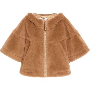 Max Mara, Dames, Jassen, Beige, Maat: S/M Zijde,