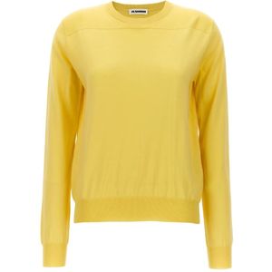 Jil Sander, Dames, Truien, Geel, Maat: M Katoen,