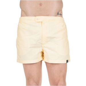 Aspesi, Heren, Badkleding, Geel, Maat: XL Poliester,