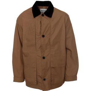 Carhartt Wip, Heren, Jassen, Bruin, Maat: 2XL Katoen,