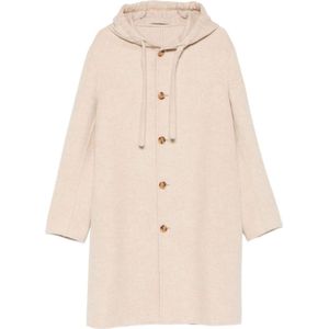 Lardini, Heren, Mantels, Beige, Maat: XL Wol,