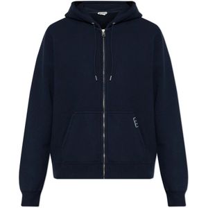 JW Anderson, Heren, Sweatshirts & Hoodies, Blauw, Maat: S Katoen,
