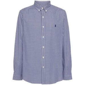 Ralph Lauren, Heren, Overhemden, Blauw, Maat: S