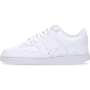 Nike Witte Lage Court Vision Sneaker , White , Dames , Maat: 37 1/2 EU