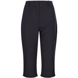 Ganni, Dames, Korte broeken, Zwart, Maat: XS Viscose,
