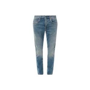 Gucci Blauwe Straight Leg Jeans , Blue , Heren , Maat: W33