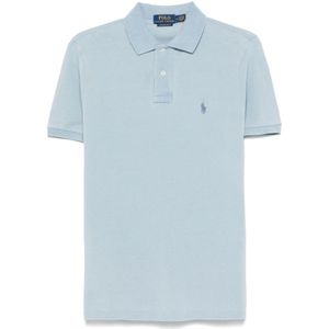 Polo Ralph Lauren, Heren, Tops, Blauw, Maat: XL Katoen,