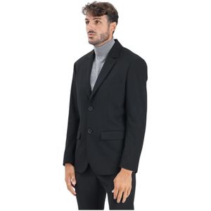 Armani Exchange - Herenjas - Zwart - Regular Fit - Herfst-Winter