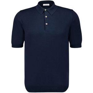 Boglioli, Heren, Tops, Blauw, Maat: 2XL Katoen,