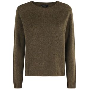 Roberto Collina, Dames, Truien, Groen, Maat: XS Wol,