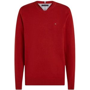 Tommy Hilfiger, Heren, Truien, Rood, Maat: XS Katoen,