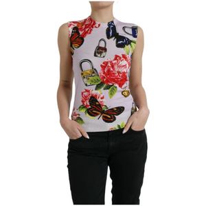 Dolce & Gabbana - Mouwloze Top - Veelkleurig