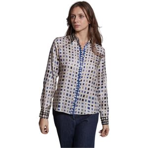 Caliban, Dames, Blouses & Shirts, Veelkleurig, Maat: XL