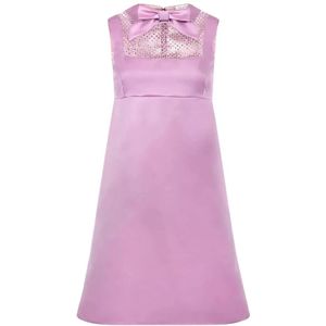 Nina Ricci, Dames, Jurken, Roze, Maat: XS Satijn,