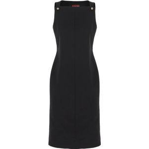 Gucci, Dames, Jurken, Zwart, Maat: M Katoen,