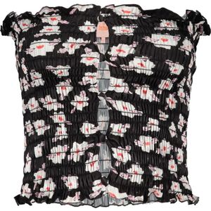 Amy Crookes, Dames, Tops, Zwart, Maat: XS Poliester,