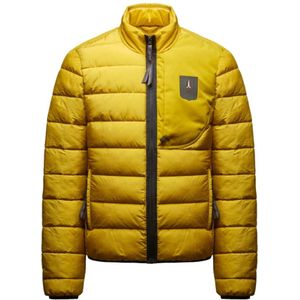 Aeronautica Militare, Heren, Jassen, Geel, Maat: XL Leer,