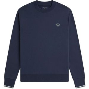 Fred Perry, Heren, Sweatshirts & Hoodies, Blauw, Maat: L Katoen,