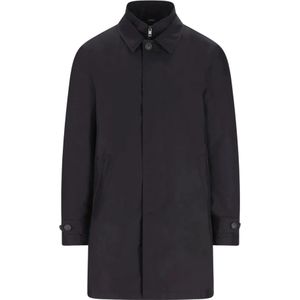 Fay, Heren, Mantels, Blauw, Maat: XL Polyamide,