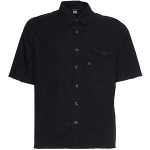 C.p. Company, Heren, Overhemden, Zwart, Maat: S