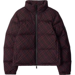 Burberry, Dames, Jassen, Bruin, Maat: XS Polyamide,