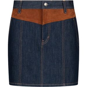 Liu Jo, Dames, Rokken, Blauw, Maat: W26 Suède,