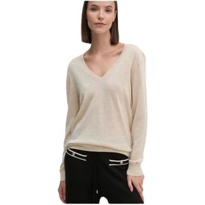 Tommy Hilfiger, Dames, Truien, Beige, Maat: M Wol,