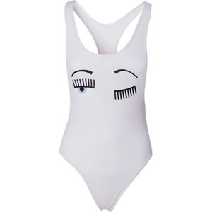 Chiara Ferragni Collection, Dames, Badkleding, Wit, Maat: XS Polyamide,