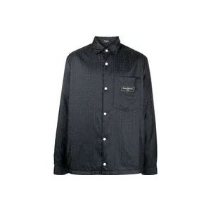 Balmain Zwart Overhemd Upgrade Stijlvol Mannen , Black , Heren , Maat: 2XL