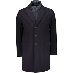 Herno, Heren, Mantels, Blauw, Maat: L Zijde,