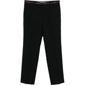 Gucci, Heren, Broeken, Zwart, Maat: M Wol,
