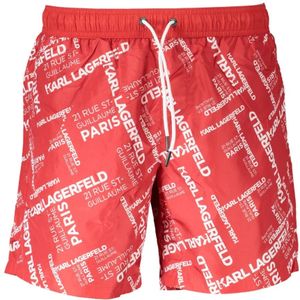 Karl Lagerfeld, Heren, Badkleding, Rood, Maat: S