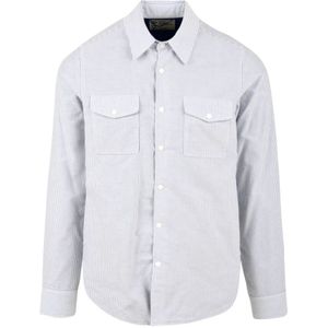 Aspesi, Heren, Overhemden, Blauw, Maat: XL